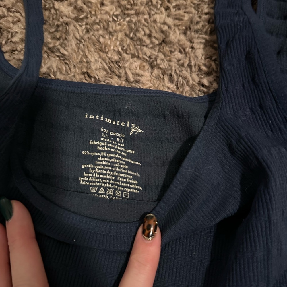 Rouched free people bra top